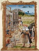 Construction de Saint-Jacques de Compostelle, Chroniques francaises, par Guillaume Cretin, XVIe